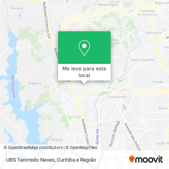 UBS Tancredo Neves mapa
