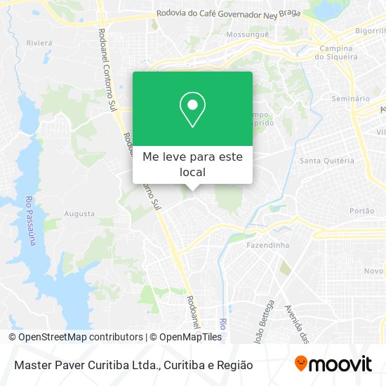 Master Paver Curitiba Ltda. mapa