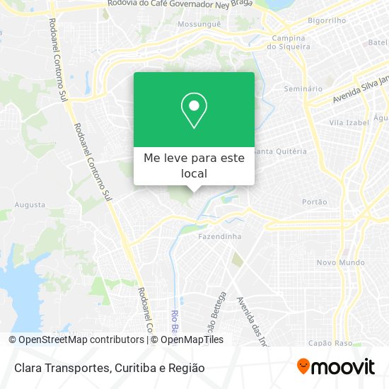 Clara Transportes mapa
