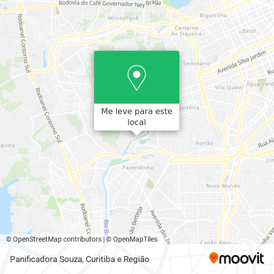 Panificadora Souza mapa