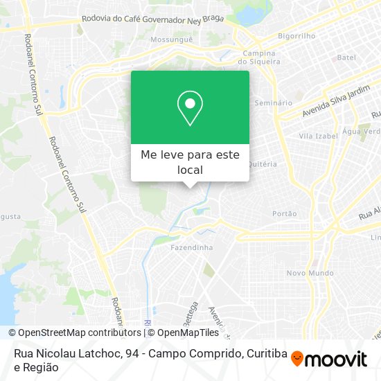 Rua Nicolau Latchoc, 94 - Campo Comprido mapa