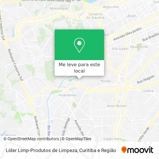 Líder Limp-Produtos de Limpeza mapa