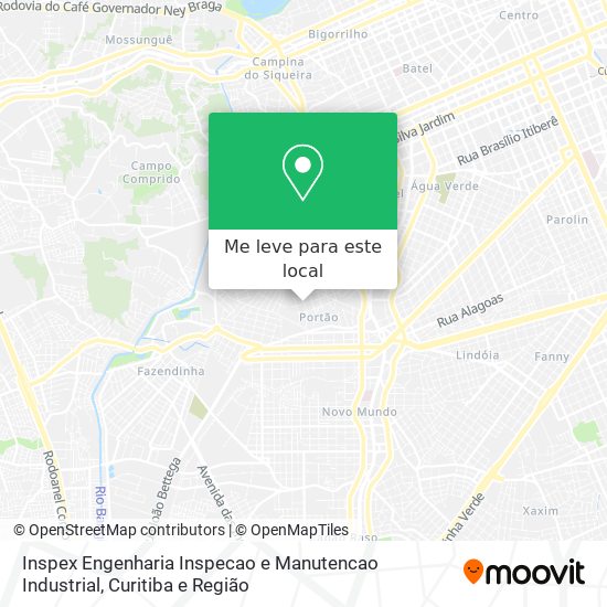 Inspex Engenharia Inspecao e Manutencao Industrial mapa