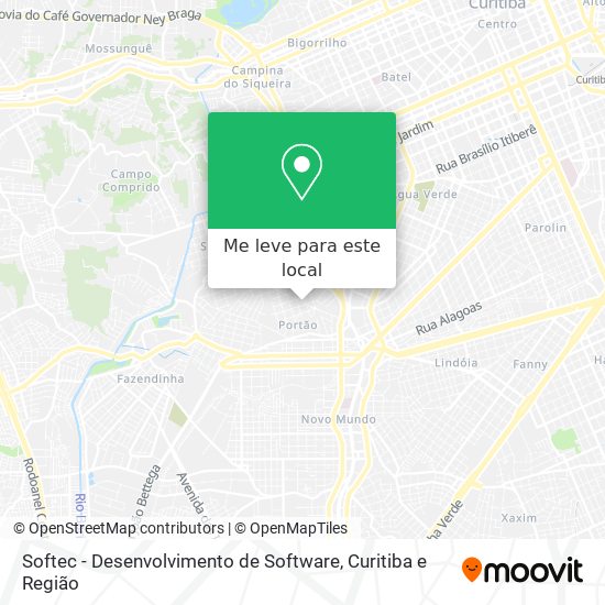 Softec - Desenvolvimento de Software mapa