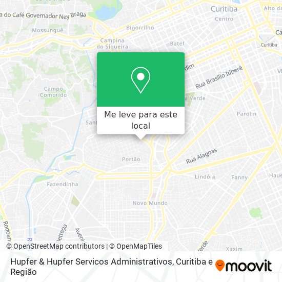 Hupfer & Hupfer Servicos Administrativos mapa