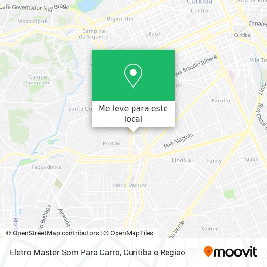 Eletro Master Som Para Carro mapa