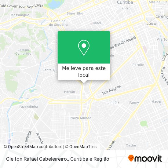Cleiton Rafael Cabeleireiro. mapa