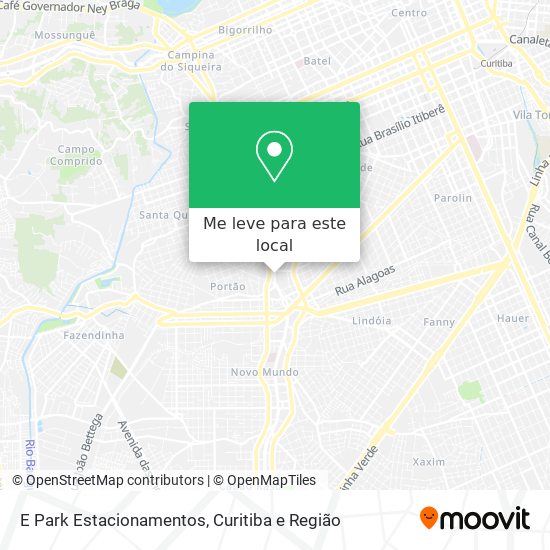 E Park Estacionamentos mapa
