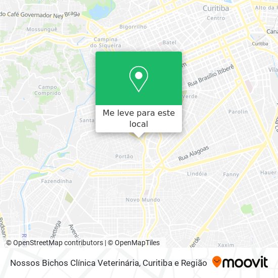 Nossos Bichos Clínica Veterinária mapa