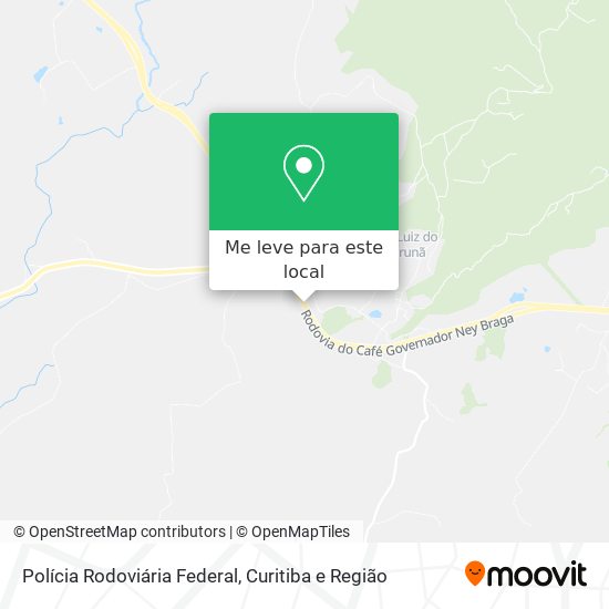 Polícia Rodoviária Federal mapa