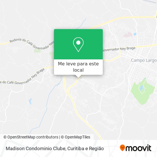 Madison Condominio Clube mapa