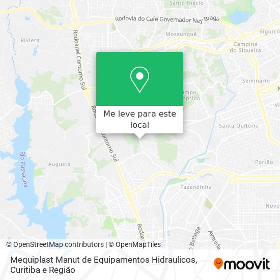 Mequiplast Manut de Equipamentos Hidraulicos mapa