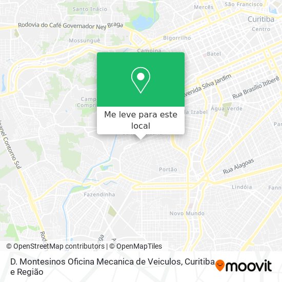 D. Montesinos Oficina Mecanica de Veiculos mapa