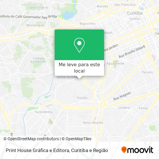 Print House Gráfica e Editora mapa