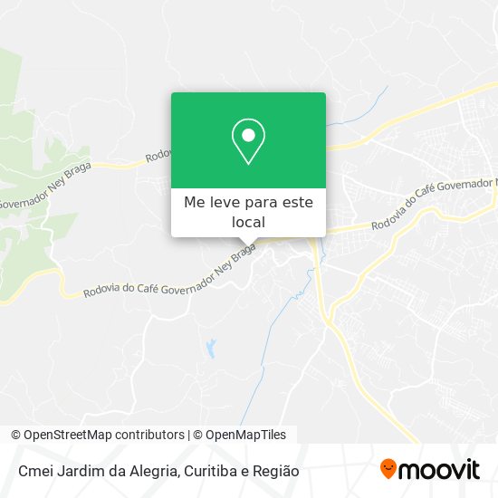 Cmei Jardim da Alegria mapa