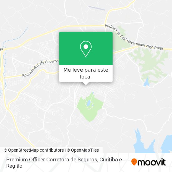 Premium Officer Corretora de Seguros mapa