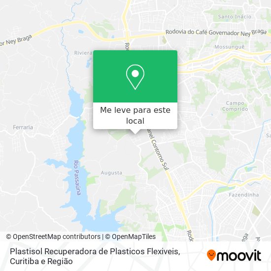 Plastisol Recuperadora de Plasticos Flexiveis mapa