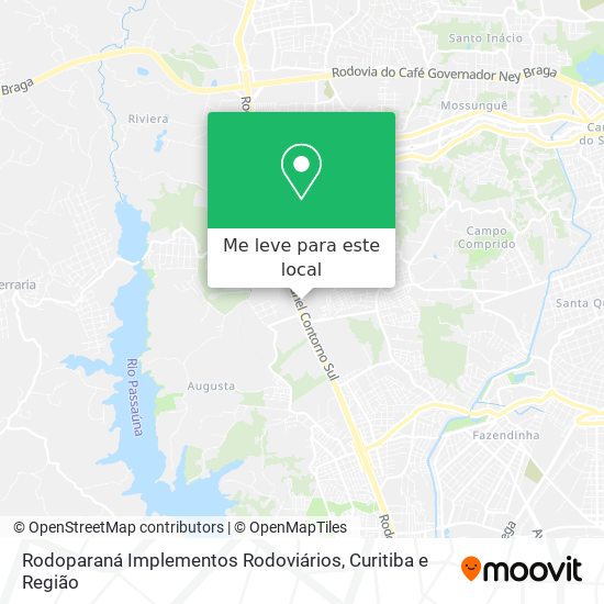 Rodoparaná Implementos Rodoviários mapa