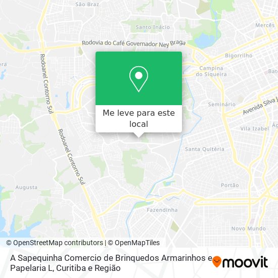 A Sapequinha Comercio de Brinquedos Armarinhos e Papelaria L mapa