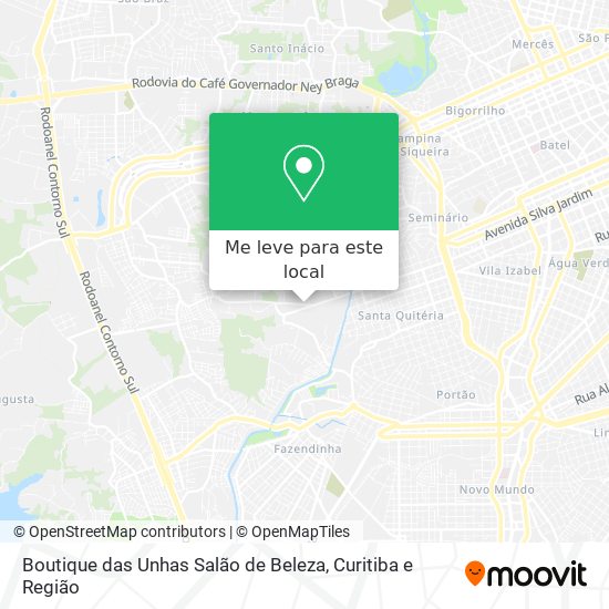 Boutique das Unhas Salão de Beleza mapa