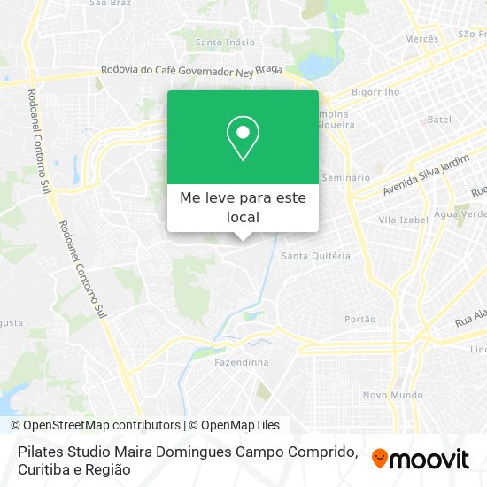 Pilates Studio Maira Domingues Campo Comprido mapa