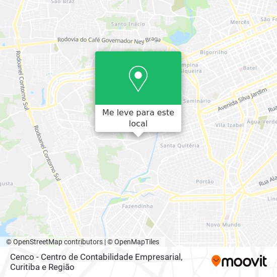 Cenco - Centro de Contabilidade Empresarial mapa