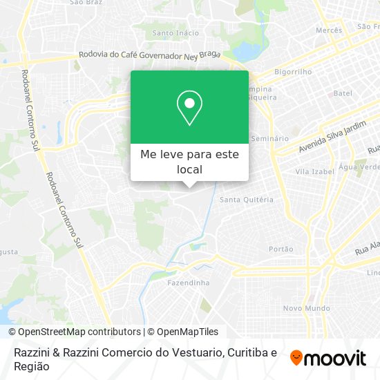 Razzini & Razzini Comercio do Vestuario mapa
