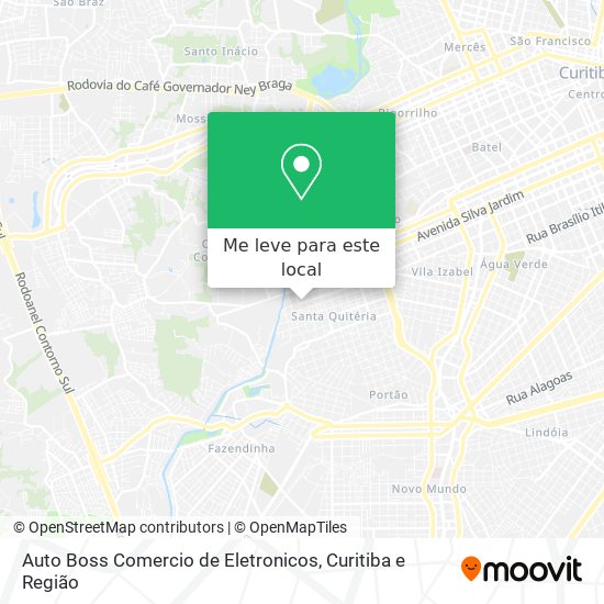 Auto Boss Comercio de Eletronicos mapa