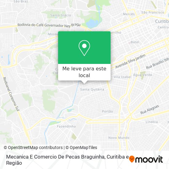 Mecanica E Comercio De Pecas Braguinha mapa