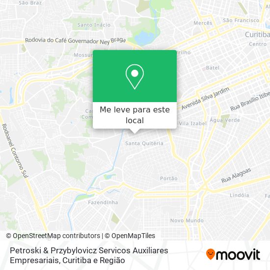 Petroski & Przybylovicz Servicos Auxiliares Empresariais mapa