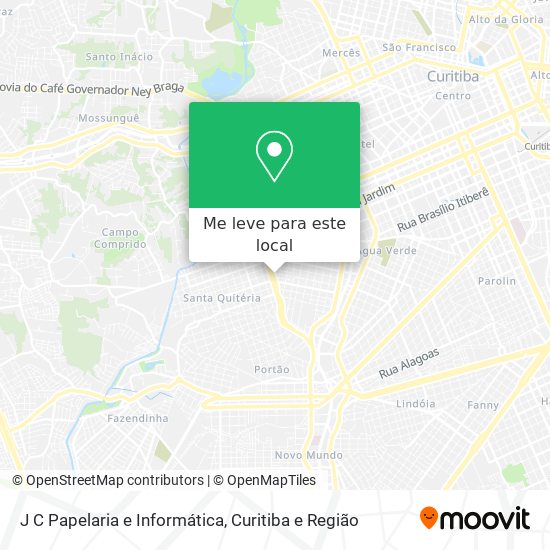 J C Papelaria e Informática mapa