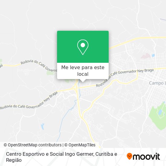 Centro Esportivo e Social Ingo Germer mapa