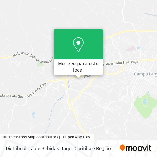 Distribuidora de Bebidas Itaqui mapa