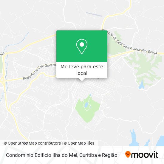 Condominio Edificio Ilha do Mel mapa