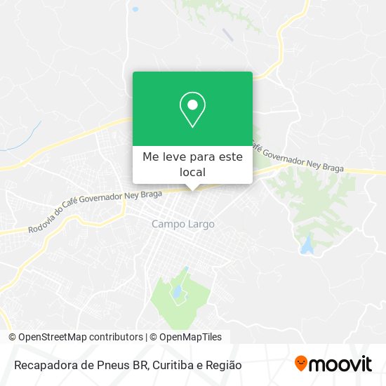 Recapadora de Pneus BR mapa