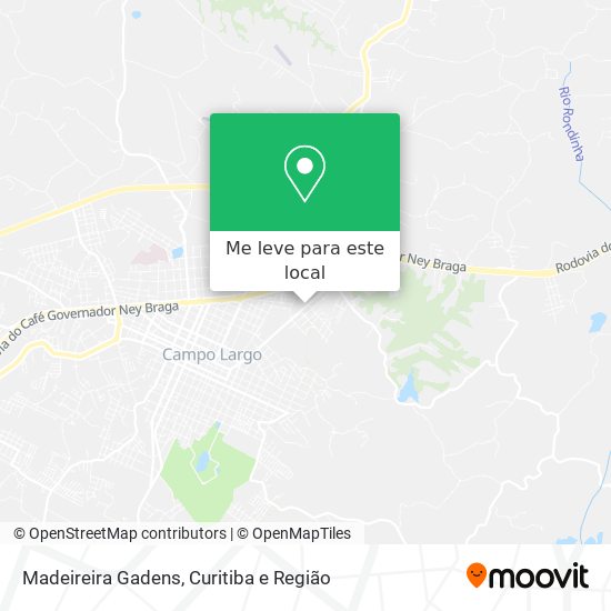 Madeireira Gadens mapa