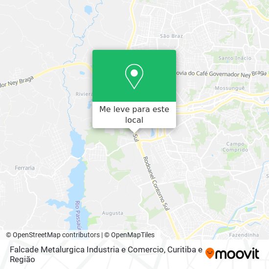 Falcade Metalurgica Industria e Comercio mapa