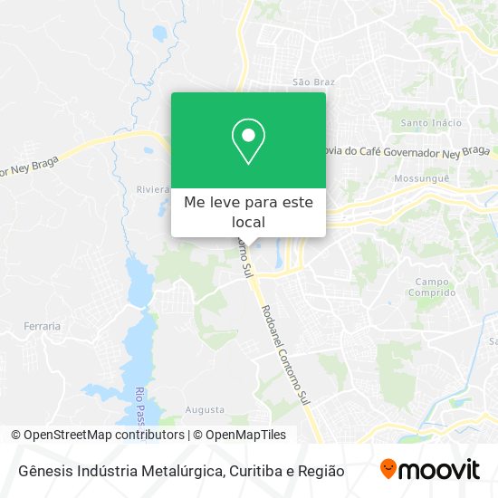 Gênesis Indústria Metalúrgica mapa