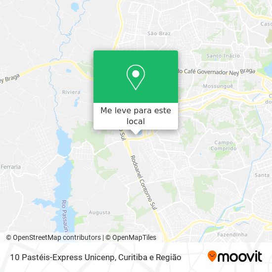10 Pastéis-Express Unicenp mapa