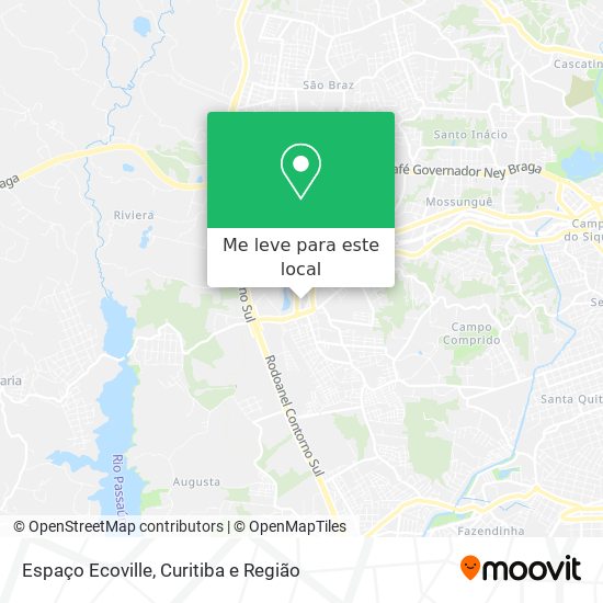 Espaço Ecoville mapa