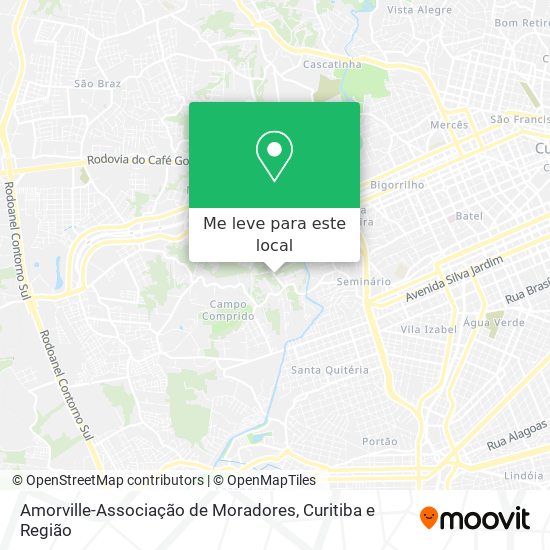 Amorville-Associação de Moradores mapa