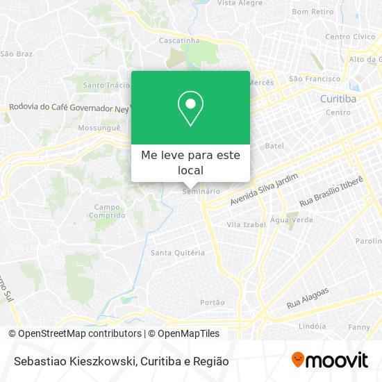 Sebastiao Kieszkowski mapa