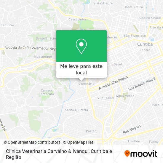 Clinica Veterinaria Carvalho & Ivanqui mapa