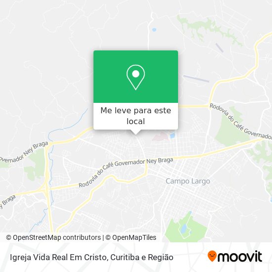 Igreja Vida Real Em Cristo mapa