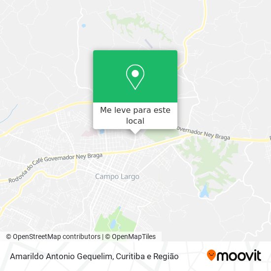 Amarildo Antonio Gequelim mapa