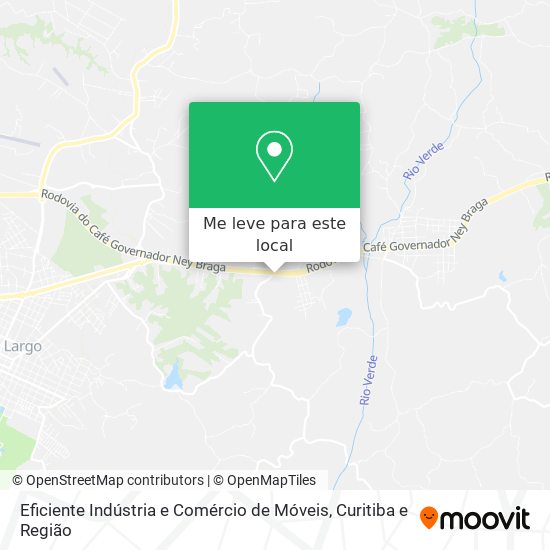 Eficiente Indústria e Comércio de Móveis mapa