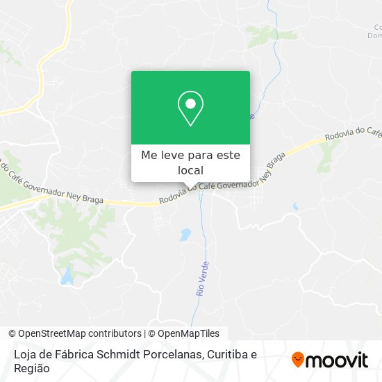 Loja de Fábrica Schmidt Porcelanas mapa