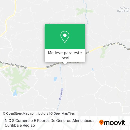 N C S Comercio E Repres De Generos Alimenticios mapa
