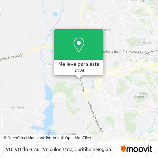 VOLVO do Brasil Veículos Ltda mapa
