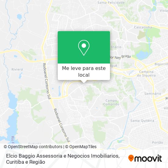 Elcio Baggio Assessoria e Negocios Imobiliarios mapa